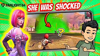 SHE WAS SHOCKED WHEN HIS TEAMMATE USED SMOKE GAS | FARLIGHT 84 FUNNY GAMEPLAY