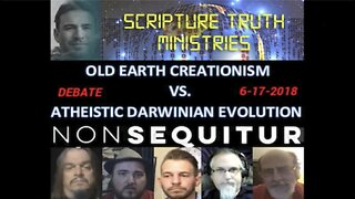 DEBATE: George Lujack (Old Earth Creationism) vs. Aron Ra +4 (Atheistic Darwinian Evolution)