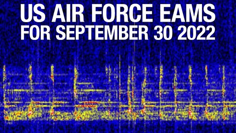 USAF EAM – September 30th 2022 shortwave messages