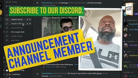 Channel Member Announcement