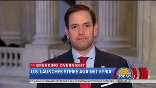 Rubio discusses U.S. airstrikes in Syria on NBC's Today Show