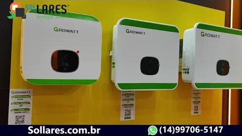 MICROINVERSOR GROWATT E O NOVO HIBRIDO DA MARCA, AS NOVIDADES DA INTERSOLAR 2023 - SOLLARES.COM.BR