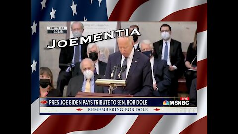 JOEMENTIA: “End Of Message” – Joe Biden Reads Instruction Off Teleprompter