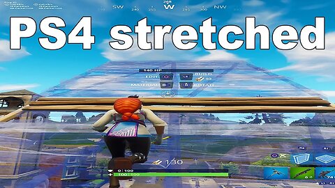 stretched resolution on ps4 Fortnite...