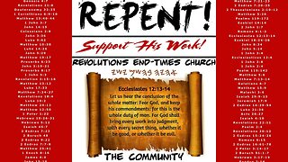 (Series For Men: Lesson #54) The Book Of Revelation - Chapters 21 and 22. end times tiktok repent