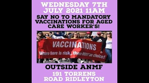 Australia, will you stand against Mandated Vaccines?