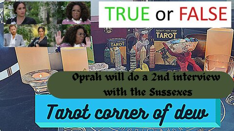 Truth or False: will there be a 2nd Oprah interview ?