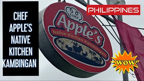 CHEF APPLE'S NATIVE KITCHEN KAMBINGAN in Pili, PHILIPPINES