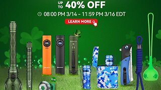 Olight March Sale Up to 40% off !!