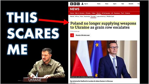 Poland Ukraine Rift Over Grain Deal: NO MORE WEAPONS FOR UKRAINE