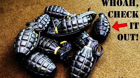 MKIIA1 WW2 Replica Frag Grenades are Available at Mike's Militaria!