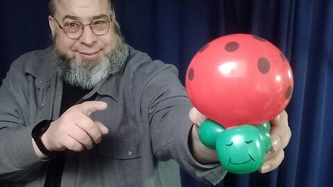 How to make a cute 2 Balloon Ladybug