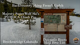 BackCountry Skiing French Gulch to Baldy in Breckenridge Colorado HD