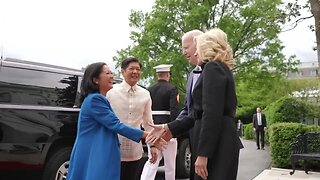 Biden Greets Philippine Pres. Ferdinand Marcos: "This Is My Wife, Jill ... I Call Her 'Professor'"