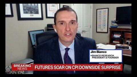 Jim Bianco joins Bloomberg TV to discuss today's CPI Report, the Federal Reserve & the Crypto Market