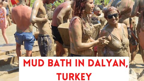 Mud Bath In Dalyan, Turkey