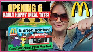 *NEW* *2022* McDonald's Adult Happy Meal Toys | Unboxing 6 Toys | McDonald's | #mcdonalds #happymeal