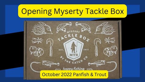 Opening Mystery Tackle Box