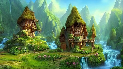 Magical Fantasy Music - Green Folk Town ★898 | Enchanted, Beautiful