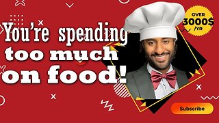 You're spending too much on food!