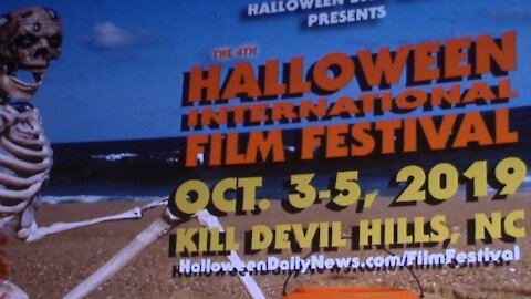 HIFF 2019 Introduction to the screening of WITCH TALES at the Regal Cinema in KILL DEVIL HILLS, NC