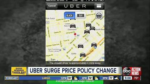 Uber's surge pricing policy change could cost workers $1,000 a month