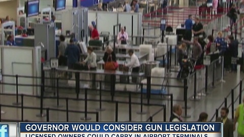 Governor Scott would consider gun legsilation