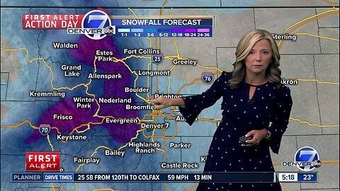 Thursday forecast: A Winter Weather Advisory is in effect until 6 p.m.