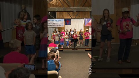 Junior Campers at Camp Constitution learn about the U. S. Constitution