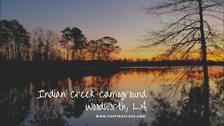 Camping in Indian Creek, Woodworth, Louisiana