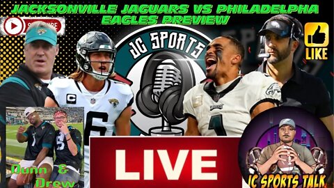 @Philadelphia Eagles| Jacksonville Jaguars vs Philadelphia Eagles game preview with Special guests..
