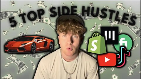 Top 5 BEST Side Hustles To Help YOU Get RICH!!