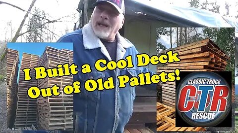 Building a Deck from Old Pallets