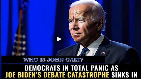 JOE BIDEN - SPECIAL REPORT. Democrats in TOTAL PANIC as Joe Biden’s debate catastrophe sinks in.