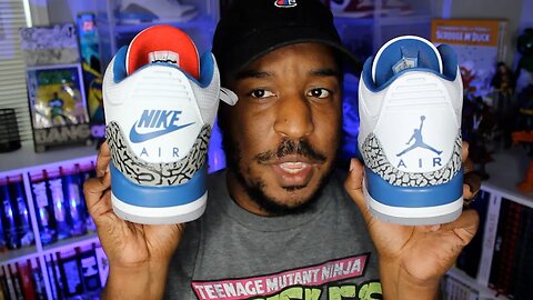 AIR JORDAN 3 'WIZARDS' vs 'TRUE BLUE' | Detailed Review + On Foot