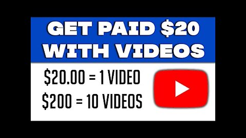 Earn $20 Every 2 Minutes For Watching Videos (Earn Money Watching Videos)