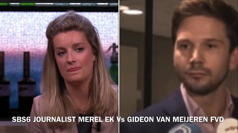 Gideon van Meijeren Vs SBS6 “journalist” Merel Ek - Potje Politieke Lingo - CSTV
