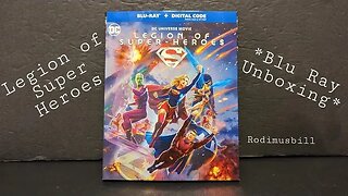 DC Universe Movie Legion of Super Heroes - Blu Ray + Digital Code Unboxing - A Rodimusbill Review