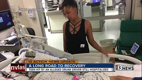 "I'm just hoping he walks again and talks again." Mom of teen critically injured in DUI crash speaks