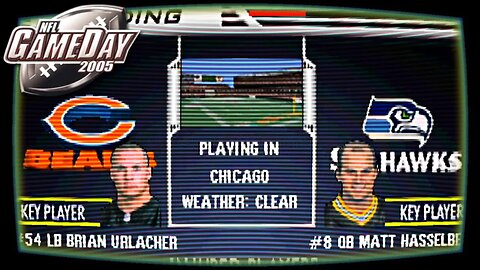 Gridiron Live: NFL GameDay 2005 || Bears @ Seahawks || Hall Of Fame Difficulty