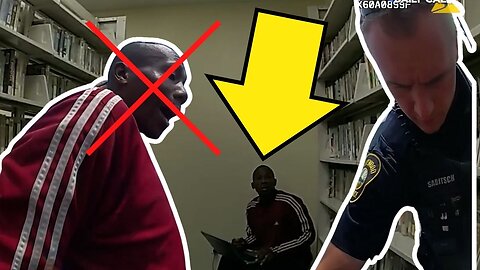 BODYCAM: Man Turns a Trip to the Library into a Trip to Jail