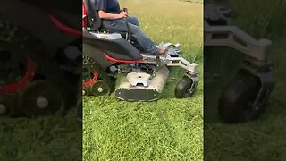 Mowing with the Altoz TRX766