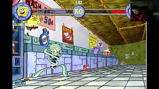 SpongeBob SquarePants VS Squidward In A Nickelodeon SpongeBob SquarePants Reef Rumble Battle