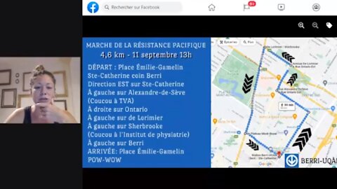Itinéraire MANIF 11 septembre à Montréal