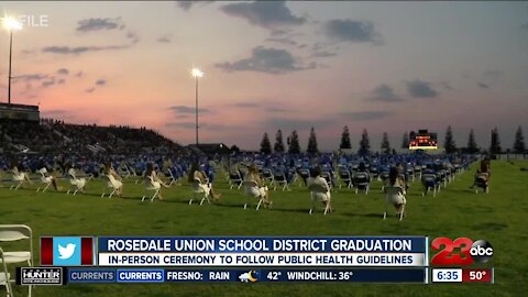 Rosedale Union School District to hold in-person graduation following public health guidelines