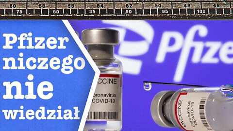 Pfizer w Parlamencie Europejskim oznajmił, że nie wiedział o ...