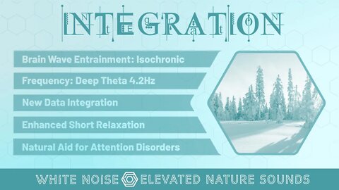 INTEGRATION White Noise Isochronic 4.2Hz Super-Learning Relaxation