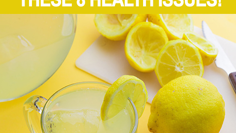 8 health issues resolved with lemon water