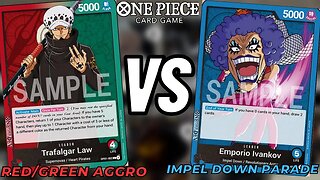 (OP02) Ivankov Vs Law | One Piece Card Game Gameplay | OPTCG SIMULATOR