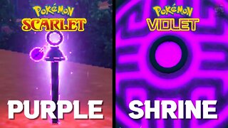 Pokemon Scarlet & Violet - All Purple Stakes & Shrine Location (Wo-Chien Legendary)